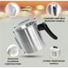 Olla para verter para hacer velas de aluminio incluyendo cuchara para mezclar, 5 dispositivos de centrado, 60 mechas para velas y pegatinas