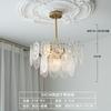 Lustre de luxo de luz simples Nordic Sala de estar Sala de jantar Quarto Lâmpadas de cristal Iluminação Lâmpadas moleculares Quarto atmosférico Novas lâmpadas