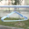Cabide para Roupas de Vestir Ocidentais Cabide para Terno Calças Lenço Plástico Revestido Cabide para Roupas de Adulto À Prova de Vento Aço Inoxidável Multifuncional Antiderrapante