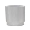 Maceta para plantas de simulación no porosa a rayas berro verde orquídea piel de tigre maceta de plantación imitación porcelana tamaño pequeño balcón carnosa maceta de melamina