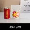 Bolsas doy pack aluminizadas para alimentos, populares en ventas transfronterizas, bolsas autosellables de papel de aluminio para envasado de snacks y té, bolsas selladas para porcionar