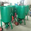 Pequeña máquina manual de chorro de arena tipo caja automática máquina de chorro de arena tipo caja máquina de chorro de arena para desoxidación