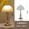 Carregamento toque escurecimento vidro cristal quarto luminária de mesa cabeceira tomada baixa voltagem para fabricantes uma geração de cabelo