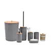Suministros Populares para Baño Transfronterizos Juego de Siete Piezas para Baño Estilo Europeo Set de Artículos de Tocador para Baño Vaso para Enjuague Bucal Juego de Vasos para Cepillarse los Dientes