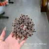 Goma de Pelo Plisada de Malla de Lunares de Alta Gama a la Moda Estilo Coreano para Mujer, Nuevo Accesorio para el Cabello para Moño
