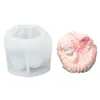 Molde de Silicona de Ángel con Concha de Resina de Cristal para Manualidades de Resina Hechas a Mano y Adornos de Cerámica