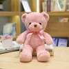 Nuevo Oso de Diez Colores Muñeco de Peluche Temático de Boda con Bufanda de Cinta y Pajarita