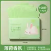 Papel Secante Facial, Pañuelo Facial Secante de Aceite Perfumado Portátil, Papel Secante de Aceite para Maquillaje de Mujer, Herramientas de Maquillaje, 100 Piezas en un Paquete