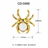 Joia de Tarraxa de Titânio F136 para Orelha de Mulheres, Design Original de Aranha Piercing Corporal Tarraxa de Lábio Tarraxa de Língua Joia Atacado