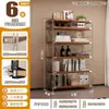 Estanterías de Almacenamiento de Múltiples Niveles Estilo Japonés al por Mayor para Uso Doméstico, Estanterías de Pie, Gabinetes para Estudio, Estanterías de Exhibición, Estantes de Almacenamiento