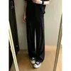 Outono 2026 Streetwear Draping High-End Casual Calças Masculinas Estilo Hong Kong Simples Alongadoras de Perna Perna Reta Calças de Terno Tendência