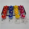 Portavelas transparente en forma de corazón cuadrado estrella de cinco puntas carcasa de plástico PVC set de herramientas para velas de aromaterapia mecha de color cera empaque