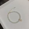 Pulseira Citrino Fantasma Verde Natural Contas Feminina Cristal Rosa Cristal Morango Joia de Mão Casal Pulseira Pedra da Lua Atacado