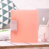 A5 Binder 2 Furos Pasta Transparente Plástico Engrossado Grande Capacidade Office Recibo Armazenamento Titular Notas Atacado