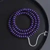 Pulsera de Bodhi con Patrón de Flor de Mirto Natural con Cuentas Largas de Ábaco, Cuentas Lisas, Cuentas de Semilla de Bodhi Amarillo Cremoso, Cuentas Sueltas y Pulsera Coleccionable