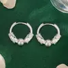 Pendientes de Cuentas de la Fortuna Ruyi 2026 Nuevo Diseño Simple de Nicho Moda de Alta Gama Clips para Orejas y Pendientes para Mujer