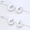 Pendientes de Lujo de Gama Alta con Forma de C Transfronterizos Europeos y Americanos Accesibles para Mujer Estilo Ins Celebridad de Internet Diseño de Gama Alta Asimétricos Versátiles