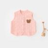 Chaleco para Bebé de Comercio Exterior Transfronterizo Primavera, Otoño e Invierno Engrosado Recién Nacido Chaleco Fino de Algodón Chaleco Acolchado para Bebé
