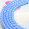 Cuentas cilíndricas de vidrio de 9*8 mm, color porcelana, imitación jade, forma de barril, pequeñas cuentas de azufaifa multicolor, accesorios para joyería DIY