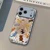 Gatinho Explosivo Adequado para Capa de Celular Apple 17Pro Iphone16Pm Textura de Couro 15 Estiloso 14Plus Anti-Queda 1