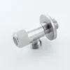 Válvula de Ángulo de Acero Inoxidable de 1/2 Pulgada Válvula Triángulo Extensa para Calentador de Agua Doméstico Válvula de Parada de Agua para Inodoro Interruptor de Válvula de Agua Caliente y Fría Venta Directa