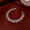Pulseira Redonda Colorida de Zircônia Europeia e Americana Transfronteiriça, Fashion e Versátil, Adequada para o Dia a Dia, Elegante e Exquisita, Design de Nicho, Pulseira de Alta Qualidade