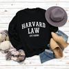 Amazon AliExpress nuevo top de mujer comercio exterior moda europea y americana casual suéter de manga larga con estampado de letras