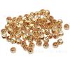 Cuentas chapadas en oro color oro 14k18k cuentas sólidas de sandía cuentas de machete lote de cuentas de calabaza cuentas cuentas cuentas