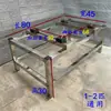 Base para unidade externa de ar condicionado de camada única e dupla, suporte elevador para máquina de gabinete, montagem no piso, montagem na parede, suporte empilhável, absorção de choque, ar condicionado de 1,5 HP, 3 HP, fonte de ar