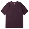 Nova Camiseta de Manga Curta Sorona 260g Verão Antibacteriana Cor Lisa Manga Curta Fresca Solta Gola Redonda Seda Gelada