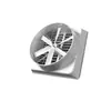 Ventilador de presión negativa Sistema de aire fresco Ventilador industrial de extracción Ventilador axial Ventilador de conducto Ventilador de conducto FRP
