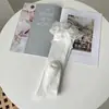 Meias de renda Lolita, novas meias de renda com laço de cor sólida para outono e inverno, meias de renda até a panturrilha com laço
