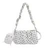 Bolso Sencillo de Lunares para Mujer 2026 Nueva Moda Bolso Nube Plegado Bolso Cruzado de Cadena de Moda