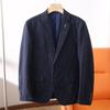 Traje informal de otoño para hombre, traje pequeño de moda juvenil, chaqueta vaquera sencilla a juego, 1Q046