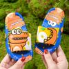 Zapatillas de verano nuevas de dibujos animados para niños, zapatillas de casa con dinosaurios para hombres y mujeres, chanclas con estampado de fondo suave antideslizante, venta al por mayor