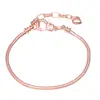 Amazon Venta Caliente Transfronteriza Set de Pulseras Hueso de Serpiente de 3 mm Accesorios Joyería Artesanal DIY Pulsera Cadena Básica Al por Mayor
