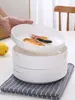 Plato Blanco Hondo para Uso Doméstico, Nuevo Modelo 2026, Hermoso Plato de Porcelana Ósea para Salteados