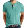 Camiseta Táctical Henry de Manga Corta con Cuello Redondo para Hombre de Exterior Amazon Camisa Poio Casual Clásica Europea y Americana para Hombre