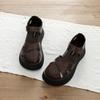 Sandálias Mary Jane Toe Femininas Estilo Mori Artístico Retro 2024 Verão Novo All-match Moda Plataforma Roman Sapatos Femininos