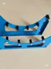 40 cm de largura acessórios de prateleira extensível de alumínio suporte de corchete azul estrutura de suporte base espessada