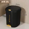 Lixeira para Cozinha, Uso Doméstico, Luxo Leve, Capacidade Extra Grande, com Tampa, Não Precisa se Abaixar, Abertura da Tampa por Pedal, Diâmetro Grande, Lixeira com Tampa Flip-Top