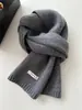 Cachecol de Lã 100% Tricotado para Mulheres no Outono e Inverno, Cachecol Versátil e Quente de Caxemira Australiana para Homens, Atacado