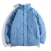 Chaqueta de alta calidad con cuello alto, Otoño/Invierno 2026, Multicolor, Forro polar, Abrigo grueso de algodón de lana de cordero, Estilo coreano, Corte holgado, Chaqueta acolchada casual para hombre
