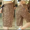 Pantalones Cortos Estilo TikTok 2025 para Hombre Estampados Sueltos Delgados de Cinco Puntos Pantalones de Playa de Marca de Moda Tendencia para Hombre