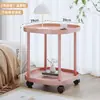 Mesa Auxiliar para Sofá, Mesa de Centro Móvil, Estante de Almacenamiento, Mesita de Noche para Dormitorio, Mini Gabinete Auxiliar de Moda para Apartamentos Pequeños