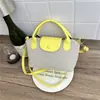 Bolso de Mano de Moda Estilo Coreano 2026, Colores Contrastantes, Textura Elegante, Bolso de Hombro, Bloques de Color Simples, Bolso de Moda Cruzado de un Solo Hombro