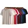 Ropa de trabajo de algodón puro de manga corta con estampado de logotipo, uniformes para grupos, camisetas promocionales para eventos deportivos DIY, camisetas culturales para celebraciones, camisetas personalizadas