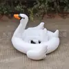 Anel de Assento Inflável de Cisne para Crianças em Estoque, Brinquedo Inflável de PVC Espessado para Bebês na Água, Anel de Assento Inflável de Cisne Branco para Bebês