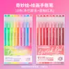 Set Completo de Bolígrafos Azules de Frutas para Diario 99/135/234 Colores Bolígrafos de Colores Morandi para Estudiantes Transfronterizos, Especiales para Tomar Notas y Dibujar