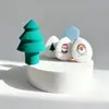 Fábrica de Origen Venta al por Mayor Personalizada Producto Nuevo de Navidad Esponja de Dedo para Polvos Marshmallow, Herramienta de Belleza Suave y que No Absorbe el Polvo